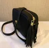 Top Quality 6color Fashion Wallet Handbag Women Handbags Bags Crossbody Soho Bag Disco Shoulder bag Fringed Messenger Bags Purse 22CM