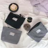 Moda Kobiety Lattice Torba Kosmetyczna Duża Solidna Czarna Torba Makeup Travel Case Case Sprzęgła Organizatora