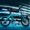 D11 Folding Electric Moped Cykel 20 tum däck 25km / h Max hastighet Tre lägen 11.6Ah litiumbatteri 100km USA I lager