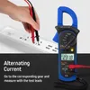 Multimeters ST201 الرقمية المتعدد المشبك Ammeter الترانزستور مكثف اختبار الطاقة