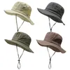 Kova Şapkalar Geri Dönüşümlü Güneş Şapka Rahat Kapaklar Vahşi Katlanabilir Hızlı Kurutma Kumaş Yaz Plaj Kap