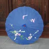 Groothandel Bruiloft Handgeschilderde Bloemen Kleurrijke Zijde Doek Paraplu Parasol Chinese Handwerk Umbrela