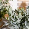 人工植物盆栽鉢植えのローズマリー・フェイク緑のトピアリー低木植物プラスチック花柄農園ホームオフィスデスクガーデンの装飾