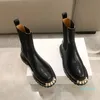 Designer de moda tornozelo sapatos femininos botas de inverno