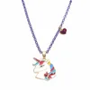 collier filles arc-en-ciel