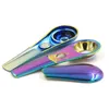 2021 Spoon Pipes Journey Pipe Metal Smoking Pipe Zinc Alloy Bubblers Pipes With Magnet Magnetic Portable dry herb tobacco pipes