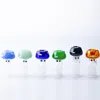 Smoking Pipe Tobacco Dome Bowl Mushroom Style 10mm 14mm 19mm Male Female Colorful Dab Rig Glass Water Bong Bubbler Pipes Glass Bowls Smoking Accessories