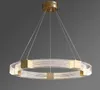 Modern Chandelier for Living room Pendant Lamps dining double ring gold led indoor lighting home decoration lustre bedroom light