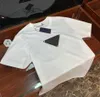 Primavera Verão Masculino Designer P Versão T Camiseta Algodão de Manga Curta Respirável T-shirt Tops Crew Pescoço Polo Polo Camisas