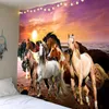 Anpassad Polyester Tapestries Digital Utskrift Ge design Utkast Anpassning Personlig Fulltryck Christmas Halloween Wall