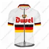 Racing Sets 2021 Duvel Cycling Jersey Set Set Alemanha Roupas de bicicleta Alemanha Men Race Race Bicycle Bib Bib Shorts MTB Maillot Fahrradbekleidung