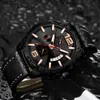 Crrju Fashion Men Watch Luxury Men's Chronograph Quartz Wrisrtwatch Casual Vattentät Datum Display Clock Gift Relogio Masculino 210517