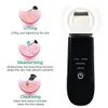 Wireless Ultrasonic Skin Scrubber Blackhead Remover Facial Scrubbers Spatula Hot Compress Deep Cleansing Peeling Face Care