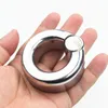 15 dimensioni Cockrings Ciondolo per pene in acciaio inossidabile maschile Pendenti con scroto Anelli di bloccaggio del cazzo Barelle a sfera Bondage Prodotti del sesso BB-2-131