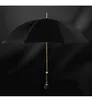 Paraplu's Luxe Paraplu Zwarte Gentleman Mannen Winddichte Sun Golf Parasol Outdoor Kids