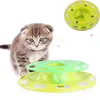 Cat Toys Pet Toy Tower Ball Dish Disc Intelligence Amusement Training Plate Game Play Turntable