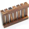 Natürliche Holz Seifenschale Anti-rutsch Bade Seife Tray Halter Lagerung Seife Rack Platte Box Container Bad Dusche Platte Badezimmer