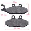 Set Motorcycle Front & Rear Semi-metallic Brake Pads Kit For PIAGGIO MP3 500 LT Business ABS Sport 2014-2021 Brakes