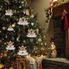 Natale Albero di Natale Decorazione Renne personalizzate Famiglia di 2, 3, 4, 5, 6 7 Cervi carini Regalo invernale Anno