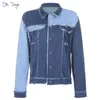 Spring Women Fashion Denim Jacket Coat Vintage Long Sleeve Frayed Hem Female Outerwear Chic Tops Chaqueta Mujer Jeans Women's Jackets