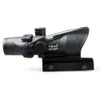 Trijicon Hunting Scope ACOG 4X32 Real Fiber Optics Tactical Red Dot Sight Chevron Glass Etched Reticle Illuminated Sight.