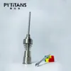 100% GR2 Wholesale titanium nail domeless-Direct inject design Titanium Nails fits both 14mm male glass joints and 19mm male glass joint