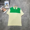 Heren Polo's 2022 T-shirt Zomer Stitching Craft Retro-stijl katoenen shirt Goede kwaliteit