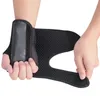 Sport Hand Protective Wristband Wrist Guards Justerbar Bracer Avtagbar Metallplatta Support Wrap Strap Vänster Höger 1 PC