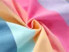Dziewczyny Wiosna Jesień Odzież dziecięca Dzieciak Moda Bluza Rainbow Stripe Bluzy 201222 106 106 Z2