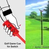 Custodia con impugnatura per mazza da golf Rush per controller Nintendo Switch Manopole per maniglie da gioco Accessori per console di gioco 2 pezzi / set con scatola al dettaglio