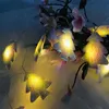 Dizeler 1.7m Renkli Noel Ağacı Dekorasyon Pil Güçlü Festival Kutlaması LED Işık Dizesi