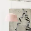 2021 간단한 펜던트 조명 화려한 마카롱 매달려 가벼운 핑크 그린 흰색 싱글 헤드 드롭 라이트 아이를위한 방 침실 레스토랑 조명