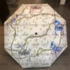 꿈 고급 우산 hipster 자동 접는 럭셔리 우산 최고 품질의 야외 여행 디자이너 다기능 태양 우산