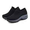2022 grande taille chaussures pour femmes coussin d'air volant tricot baskets sur-orteil shos mode chaussettes décontractées chaussure WM2038