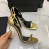 Moda sandali di lusso estate donna classica tacchi alti rossi Collocazione lettere uniche Abito da sera in vera pelle scarpe da sposa più scatola da scarpe