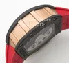 Mens F1 Red Skelerg KV ETA 7750 Edição Limitada Apanese Movimento Automático Gold Rose Interior Relógio Full Forged Cronógrafo WA22255839