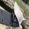 Tunafire GT0156 Fast kniv D2 Rostfritt stålblad Micarta Handtag Utomhus Taktiska knivar Multi EDC Tools Knives