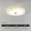 Ceiling Lights Marble Copper Led Lamp Modern Living Room Bedroom Study Round Simple Aisle Corridor