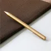 Jel Pens Oyma Tasarımlar Saf Metal Retro Pirinç Kalem Bakır Taktik Hediye Özel Açık Hava Seyahat Kiti Tedarik