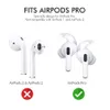 200 teile/los Silikon Ohrhörer Fall für Airpods Pro Anti-verloren Eartip Ohr Haken Kappe Abdeckung Apple Bluetooth Kopfhörer Zubehör