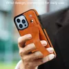 Nadgarstek Capeta Phone Case dla iPhone 13 12 11 Pro Max XS XR 6 7 8 PLUS WALLET PU Skórzana skrzynka Skórzana obudowa z tyłu z kieszenią na kartę