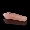 Natural cristal rosa fumar tubos tabaco energia de pedra mulheres modernas pedras preciosas torre quartzo pontos com caixa de presente