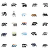 50Pcs Mountain and bear Animals Stickers Non-random Car Bike Luggage Sticker Laptop Skateboard Motor Water Bottle Snowboard wall Decal Kids Gifts