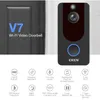 EKEN V7 HD 1080P WiFi Smart campanello videocamera citofono visivo visione notturna IP sicurezza della porta wireless