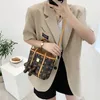 الحقيبة اليومية Womens 2023 New Fashion All-Match Conder Messenger Bag Bag Bage Online Pop Pop Protable Bag Portable Bag