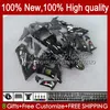 Полные обтекалки для Kawasaki Ninja ZX600C ZX-600 ZX 6R 600CC 6 R ZX636 05-06 CUDLEWORK 7NO.28 ZX-636 600 CC ZX6R 05 06 ZX600 ZX 636 ZX-6R 2005 2006 OEM Bodys Kit Black Glossy