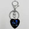 12ホロスコープサインチャームキーチェーンConstell Heart KeyRings Holdersバッグ