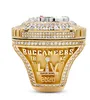 Trzy kamienne pierścienie 2020-2021 Tampa Bay Buccanee Championship Ring Box Pudownia Pudawinik Fan Mężczyźni Prezent Cały rozmiar 8-14257y