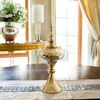 花瓶ヨーロッパのクリスタルフルーツプレートガラス収納ゴールド飾りホームリビングルームキャンディタンク花瓶置物工芸品の装飾