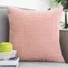 Cushion/Decorative Pillow Modern Soft Velvet Niblet Cushion Covers 45x45 For Sofa Couch Bed Living Room White Home Decor Solid Throw Cases